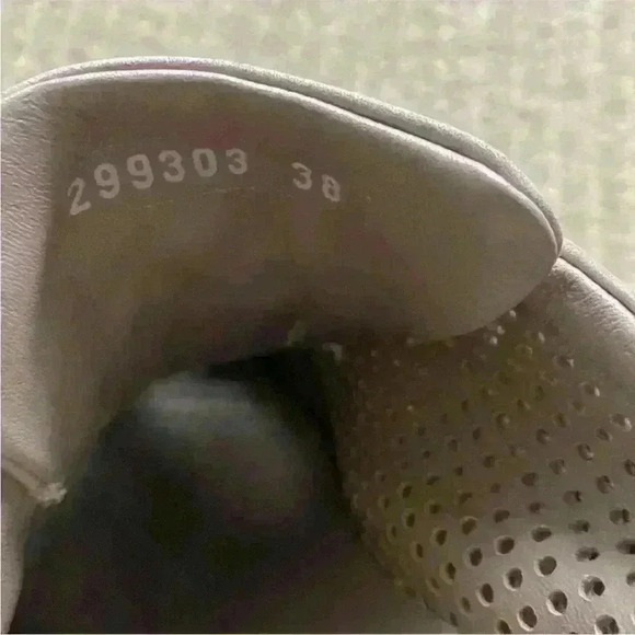 Baldinini Leather Sneaker Platform Shoe, nude lace up ankle boot, size 38 EUR - Picture 5 of 13